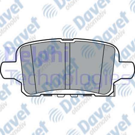 DELPHI LP3372 Arka Fren Balatasi Opel Insignia 03/17->